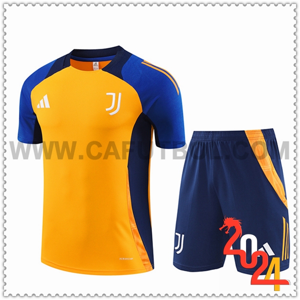 Camiseta Entrenamiento Juventus Naranja/Azul 2024 2025