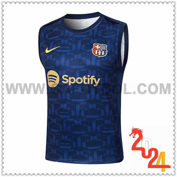 Chalecos De Futbol FC Barcelona azul real 2024 2025