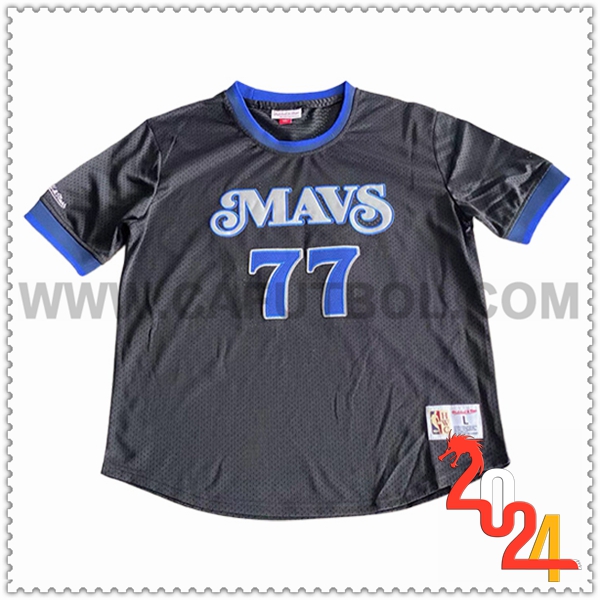 Camisetas Dallas Mavericks (DONCIC #77) 2024/25 Gris/Azul