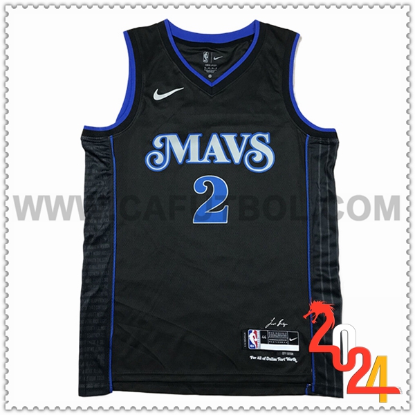 Camisetas Dallas Mavericks (LIVELY II #2) 2024/25 Negro/Azul