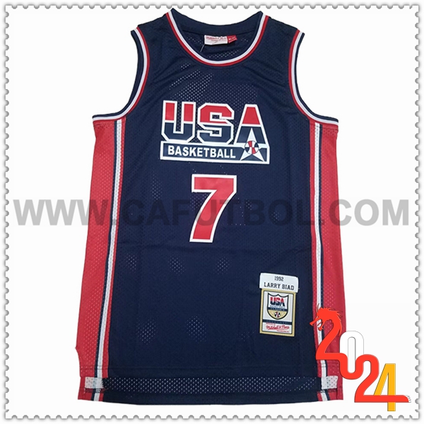 Camisetas USA (BIRD #7) 2024/25 Azul/Rojo