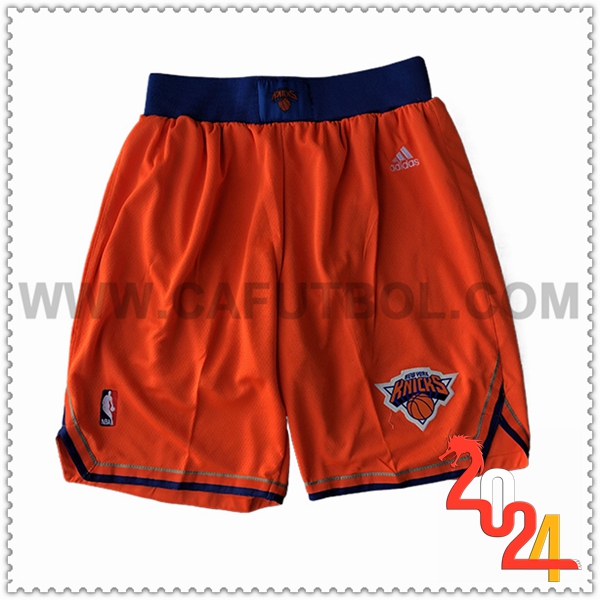 Cortos NBA New York Knicks 2024/25 Naranja -02