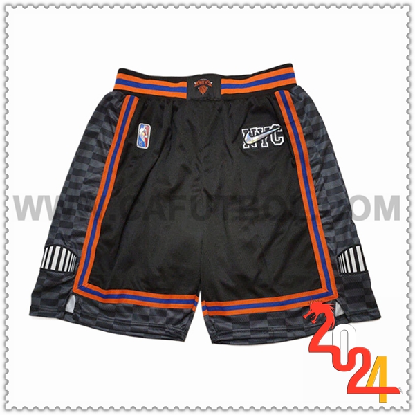 Cortos NBA New York Knicks 2024/25 Negro