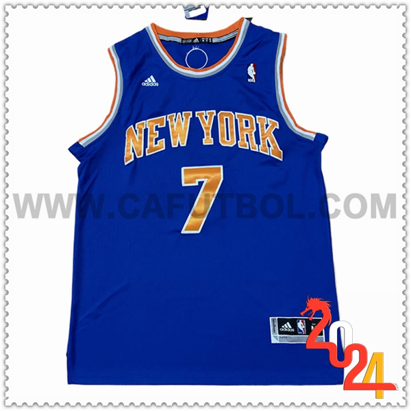 Camisetas New York Knicks (ANTHONY #7) 2024/25 Azul/Amarillo