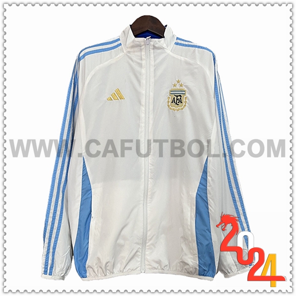 Rompevientos Argentina Blanco/Azul 2024 2025