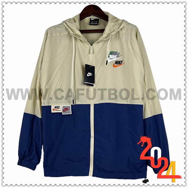 Rompevientos Nike Beige/Azul 2024 2025