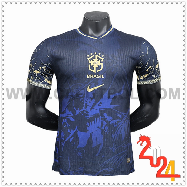 Camiseta Equipo Brasil Azul Marino Edicion especial 2024 2025