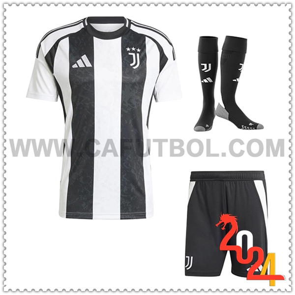 Primera Equipacion del Juventus (Pantalones + Chaussettes) 2024 2025