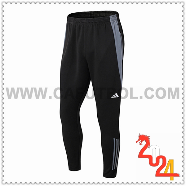 Pantalones Entrenamiento Adidas Negro/Gris 2024 2025