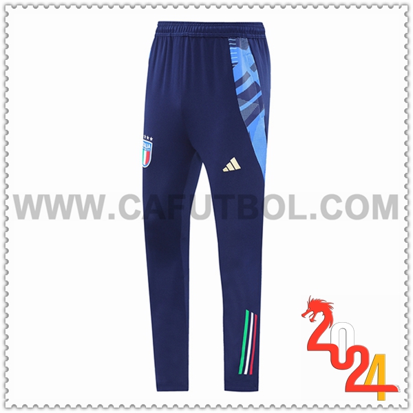 Pantalones Entrenamiento Italia azul real 2024 2025