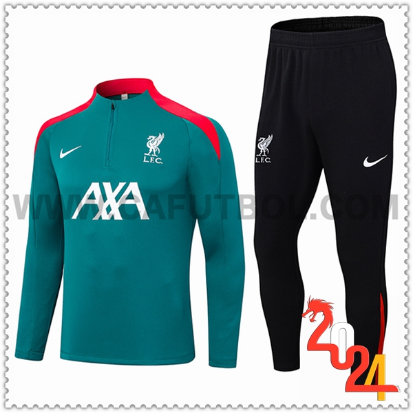 Chandal Futbol FC Liverpool Verde/Rojo 2024 2025