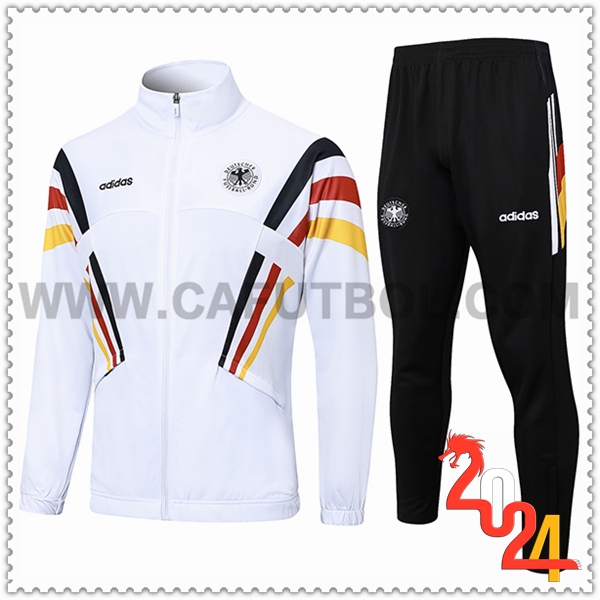 Chandal Chaquetas Futbol Alemania Blanco 2024 2025