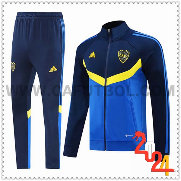 Chandal Chaquetas Futbol Boca Juniors Azul/Amarillo 2024 2025