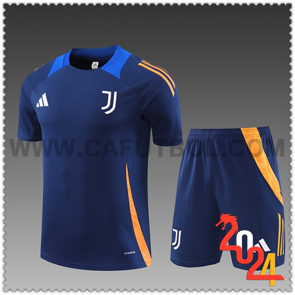 Camiseta Entrenamiento Juventus Ninos Azul/Naranja 2024 2025