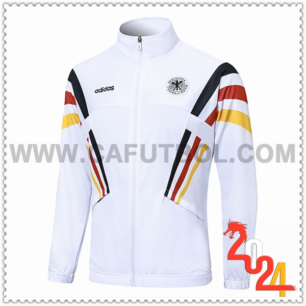 Chaquetas Futbol Alemania Blanco 2024 2025