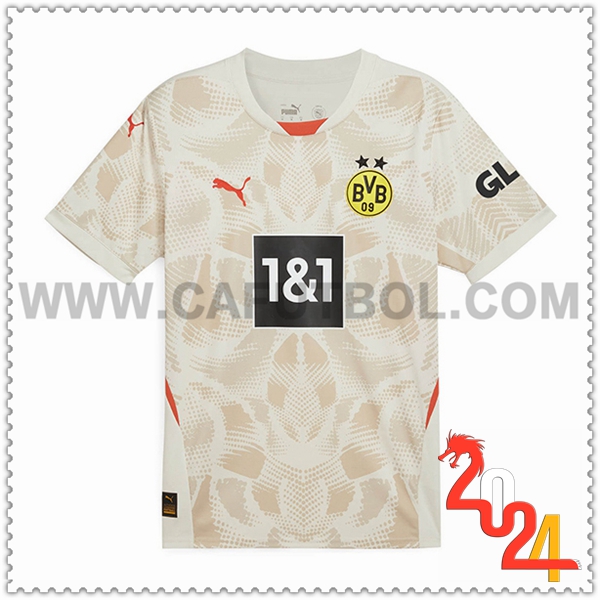 Camiseta Futbol Portero Dortmund Amarillo 2024 2025