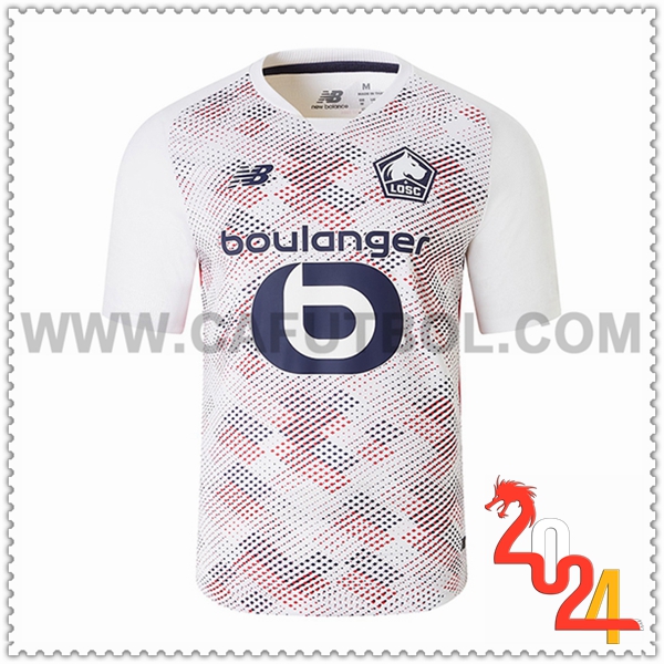 Segunda Camiseta Futbol Lille LOSC 2024 2025