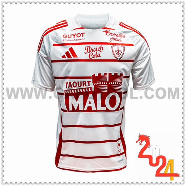 Segunda Camiseta Futbol Stade Brestois 2024 2025