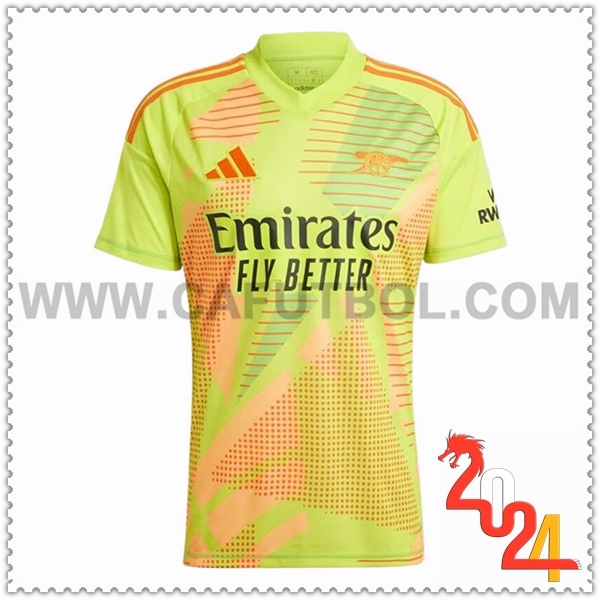 Camiseta Futbol Portero Arsenal Amarillo 2024 2025