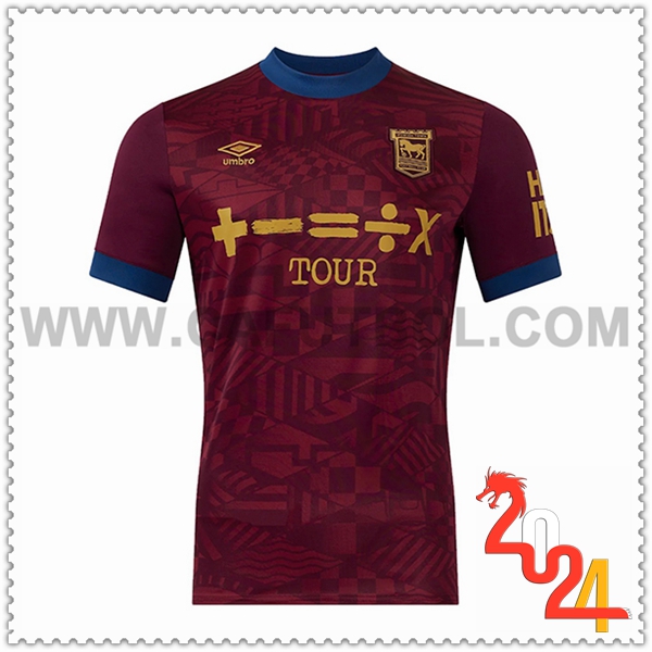 Segunda Camiseta Futbol Ipswich Town 2024 2025