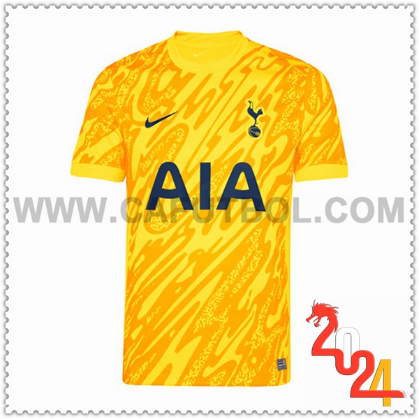 Camiseta Futbol Portero Tottenham Hotspurs Amarillo 2024 2025