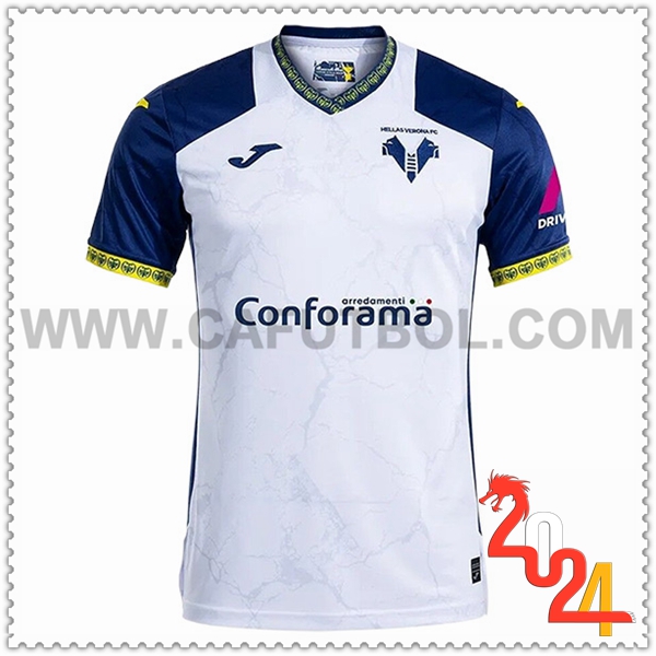 Segunda Camiseta Futbol Hellas Verona 2024 2025