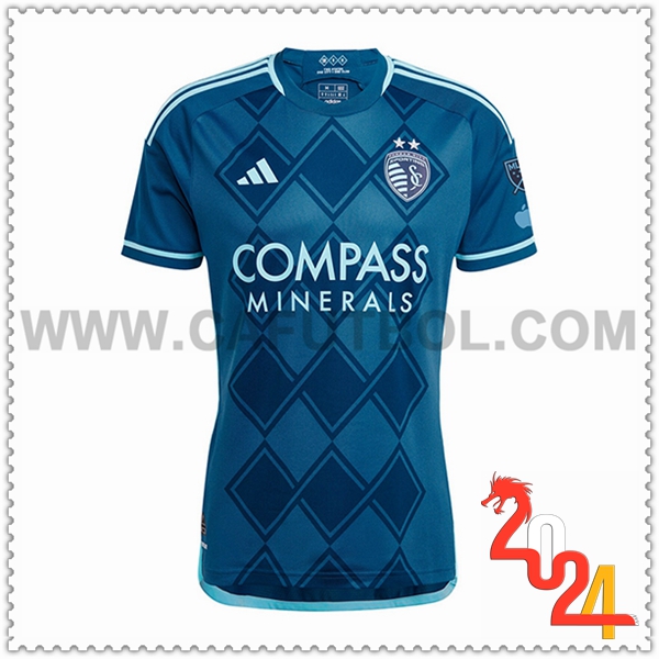 Segunda Camiseta Futbol Sporting Kansas City 2024 2025