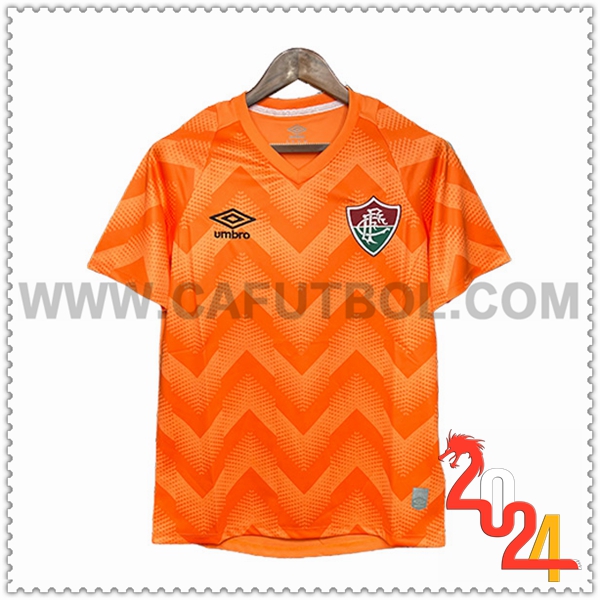 Camiseta Futbol Portero Fluminense Naranja 2024 2025