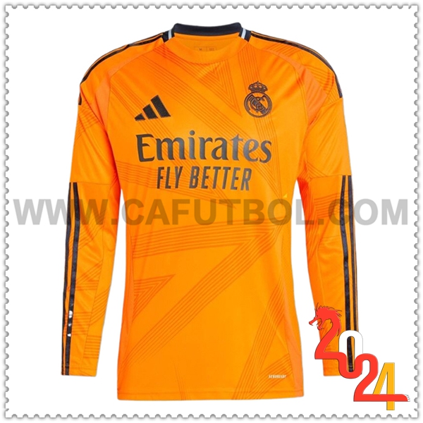 Segunda Nuevo Camiseta Real Madrid Mangas largas 2024 2025