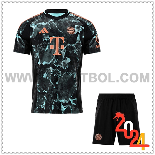 Segunda Nuevo Equipacion del Bayern Munich Ninos 2024 2025