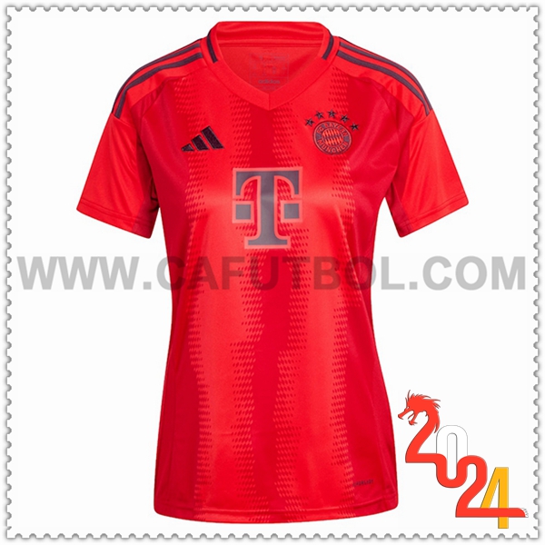 Primera Camiseta Futbol Bayern Munich Mujer 2024 2025