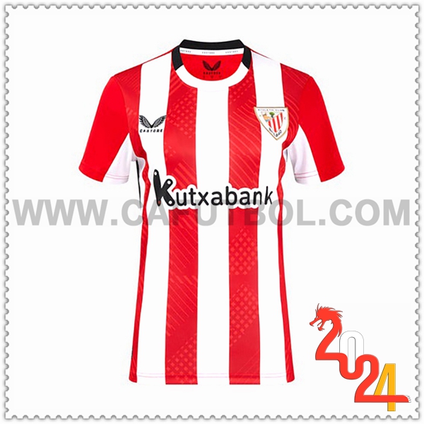 Primera Camiseta Futbol Athletic Bilbao Mujer 2024 2025