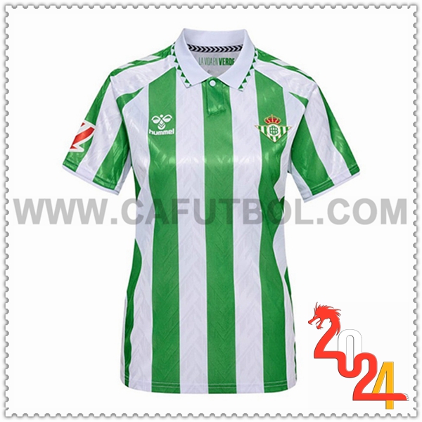 Primera Camiseta Futbol Real Betis Mujer 2024 2025