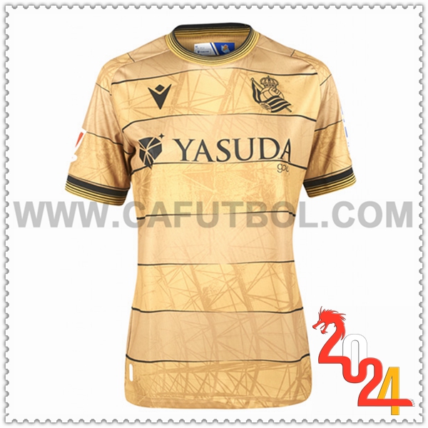 Segunda Camiseta Futbol Real Sociedad Mujer 2024 2025