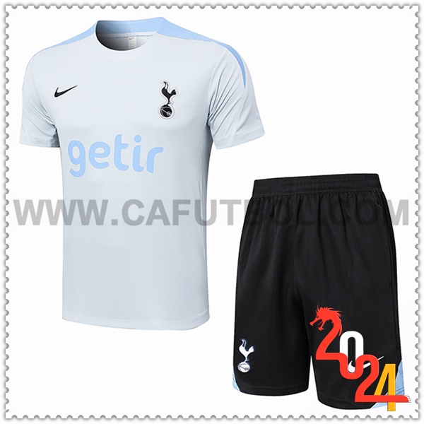 Camiseta Entrenamiento Tottenham Hotspur Gris/Azul 2024 2025 -02