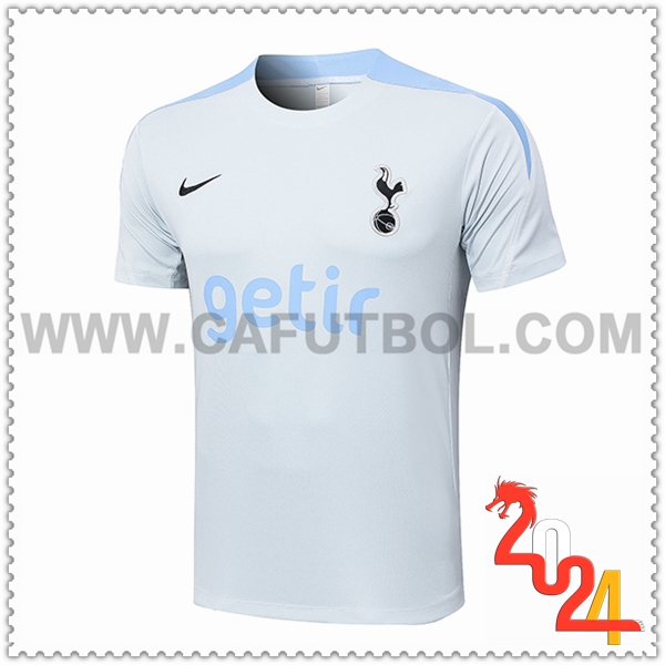 Camiseta Entrenamiento Tottenham Hotspur Gris/Azul 2024 2025 -02