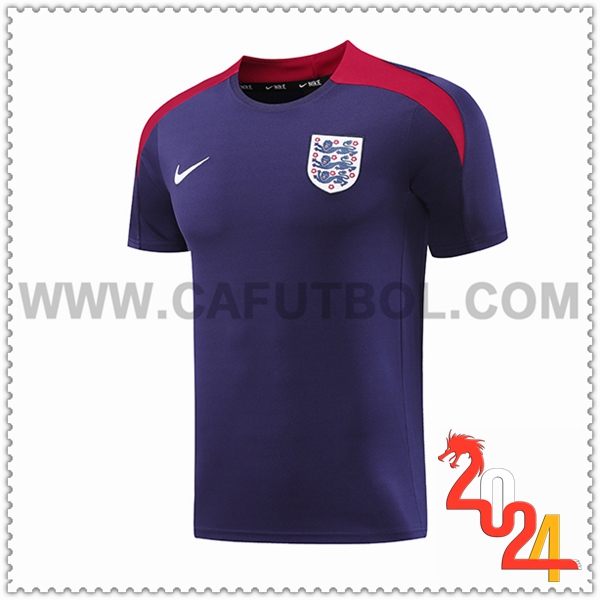 Camiseta Entrenamiento Inglaterra Violeta/Rojo 2024 2025