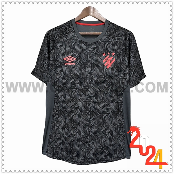 Camiseta Entrenamiento Sport Recife Negro/Gris 2024 2025