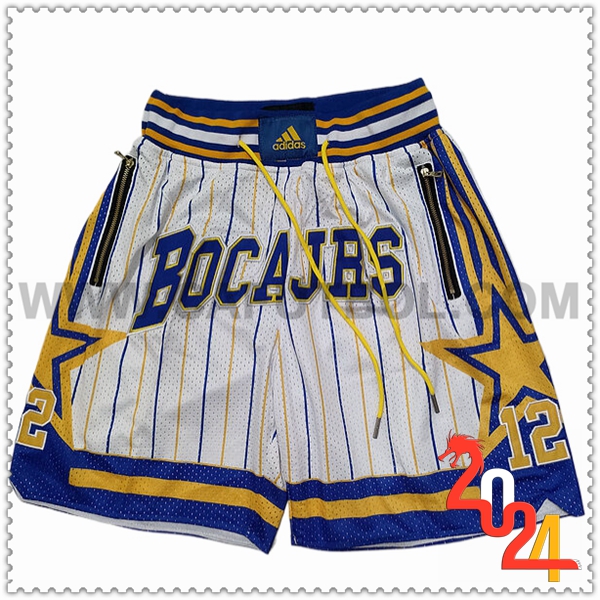 Cortos NBA Indiana Pacers 2024/25 Blanco/Azul/Amarillo