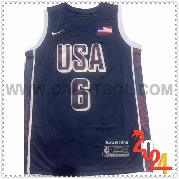 Camisetas USA (JAMES #6) 2024/25 Azul Oscuro