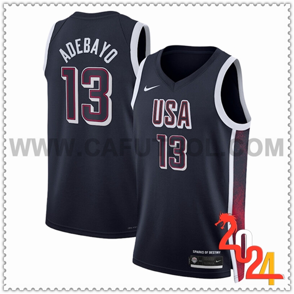 Camisetas USA (ADEBAYO #13) 2024/25 Negro