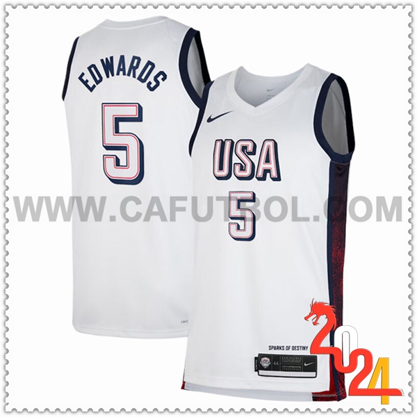 Camisetas USA (EDWARDS #5) 2024/25 Blanco