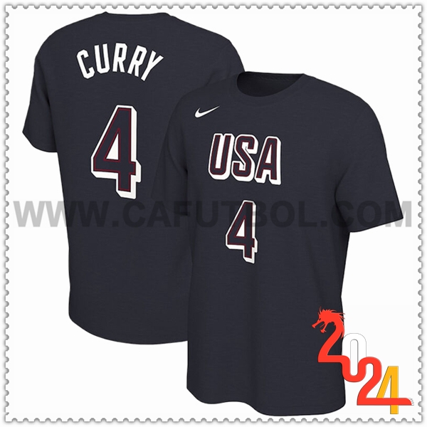 Camisetas USA (CURRY #4) 2024/25 Negro -02