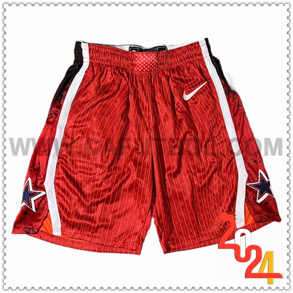 Cortos NBA USA 2024/25 Rojo