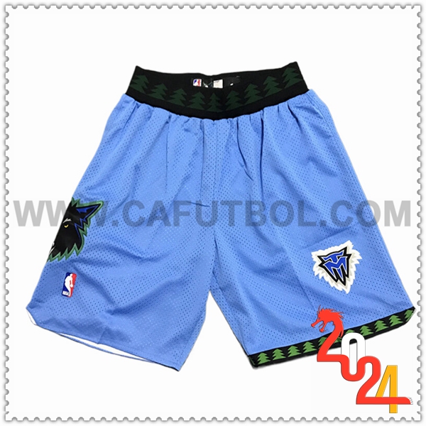 Cortos NBA Minnesota Timberwolves 2024/25 Azul -05