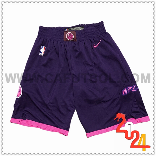 Cortos NBA Minnesota Timberwolves 2024/25 Violeta