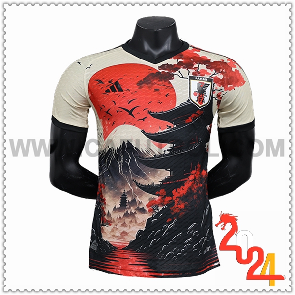 Camiseta Equipo Japon Rojo/Negro Edicion especial 2024 2025