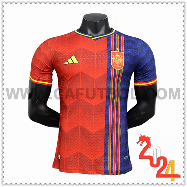 Camiseta Equipo Espana Azul/Rojo Edicion especial 2024 2025