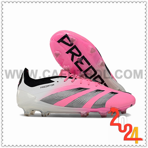 Adidas Botas De Fútbol Predator Elite FG Rosa/Gris/Blanco