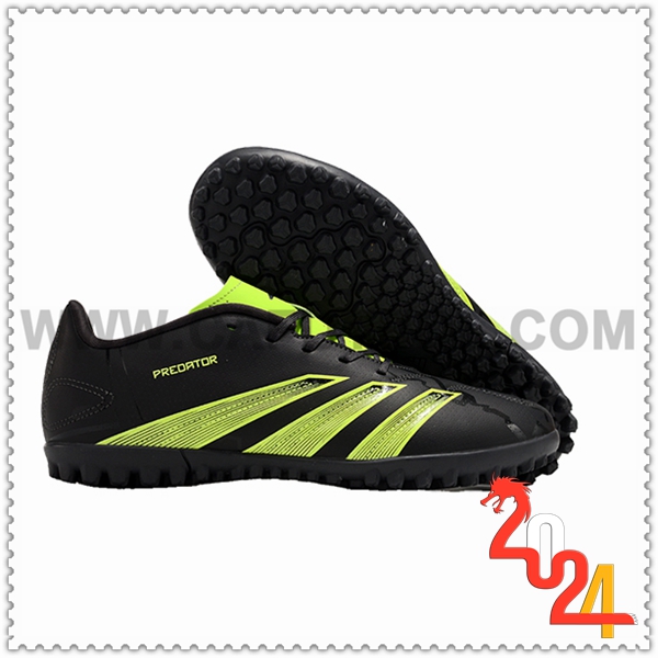 Adidas Botas De Fútbol Predator Club TF Negro/Verde